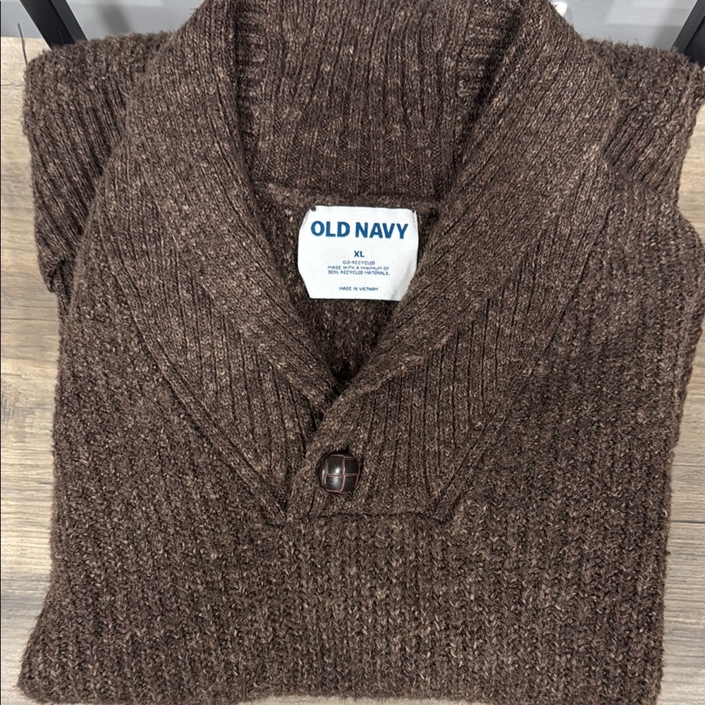 Cozy Brown Knit Sweater